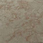 High-pressure laminate sample with beige stone-look textured surface