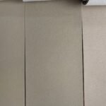Leather finish samples in neutral color tones