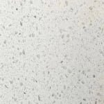 Quartz stone surface with light grey aggregate texture