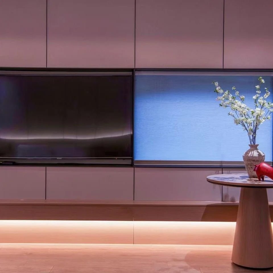 Banshan Hotel TV cabinet with integrated lighting